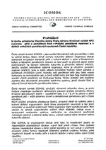 Prohlášení ČNK ICOMOS k návrhu primátorky